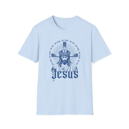 Jesus Portrait T-Shirt — Vintage Crown of Thorns Christian Tee