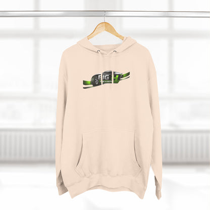 Mechanic Big H, Three-Panel Fleece Hoodie