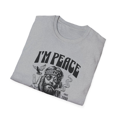 Peaceful Stoner, Unisex Softstyle T-Shirt