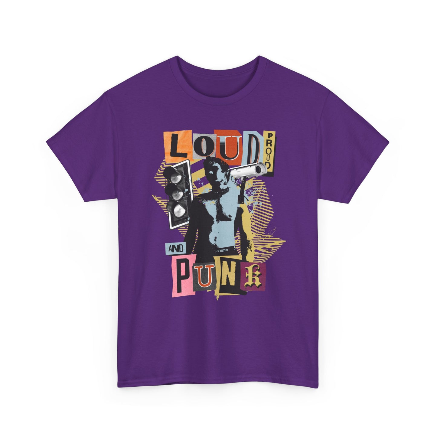 Punk Rock 'Loud' Graphic Tee — Vintage Concert Band Shirt