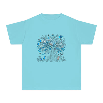 Whimsical tree Youth Midweight Tee - Psychonaut Swag