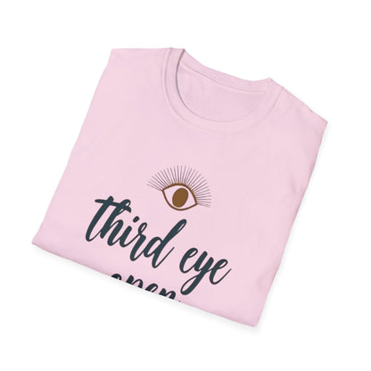 Third Eye insight, Open Unisex Softstyle T-Shirt, Spiritual Gift, Graphic Tee, Meditation Apparel, Casual Wear, Yoga Clothing, Unique T-Shirt - Psychonaut Swag