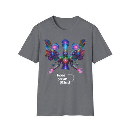 Mechanical Elf, Psychonaut Swag, Unisex Softstyle T-Shirt - Psychonaut Swag