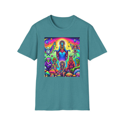 Mythical Creatures Unisex Softstyle T-Shirt - Last Supper Style - Psychonaut Swag