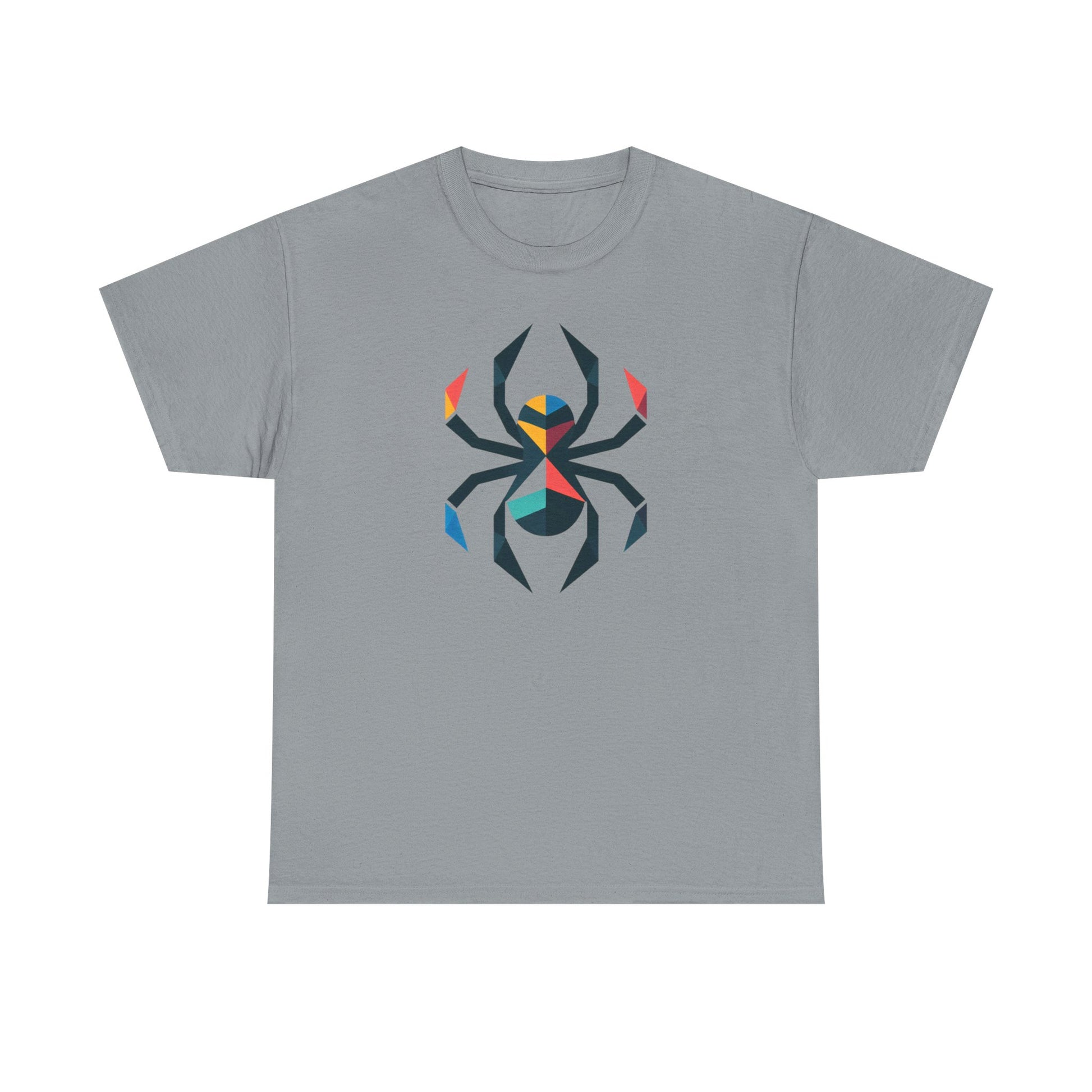 Colorful Spider, Graphic Unisex Heavy Cotton Tee - Psychonaut Swag