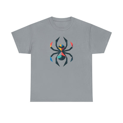 Colorful Spider, Graphic Unisex Heavy Cotton Tee - Psychonaut Swag