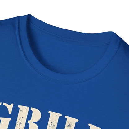 Grill Sergeant T-Shirt, Unisex Softstyle Tee, BBQ Gift, Father's Day Shirt, Grilling Apparel - Psychonaut Swag