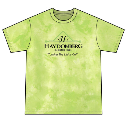 Haydonberg Turning The Lights On, Unisex Crystal Tie-Dye Tee