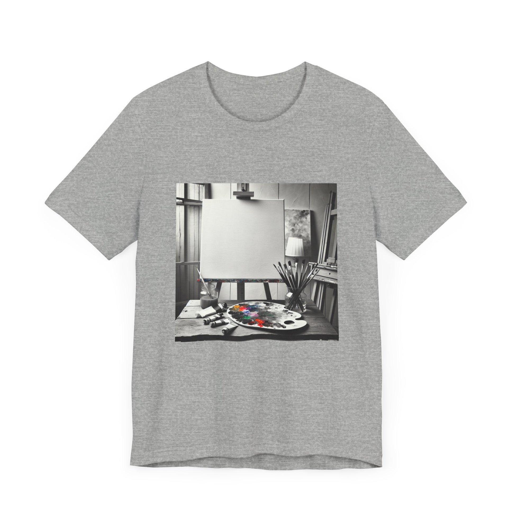 Artistic Unisex Tee - The Anticipation of a Blank Canvas - Psychonaut Swag