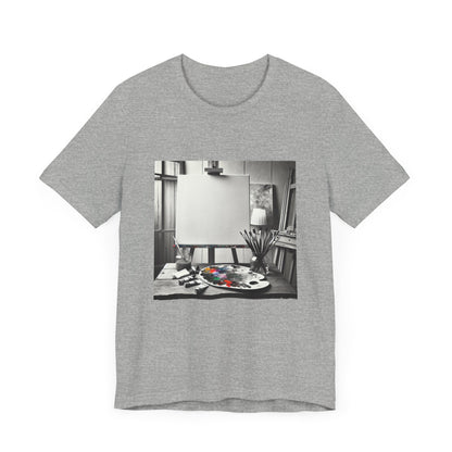 Artistic Unisex Tee - The Anticipation of a Blank Canvas - Psychonaut Swag