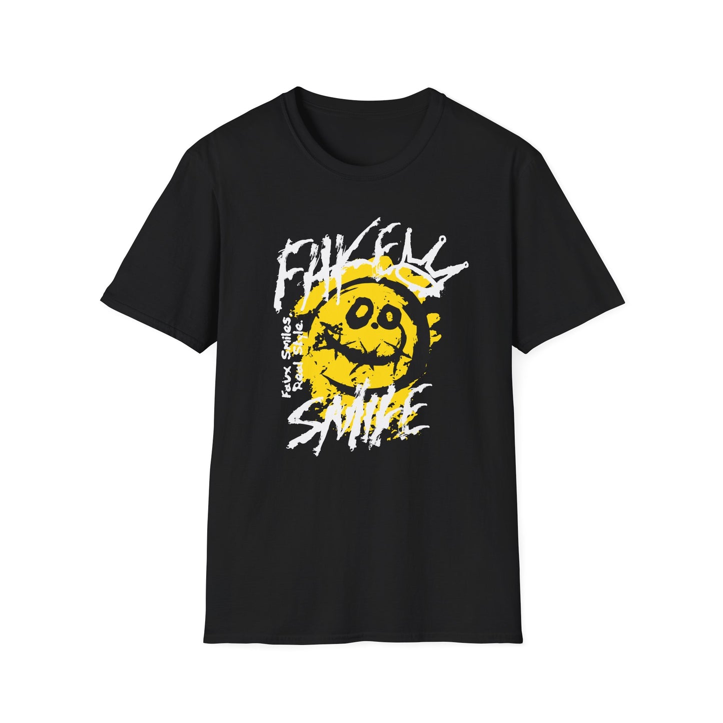 Fake Smile Vibe, Unisex Softstyle T-Shirt