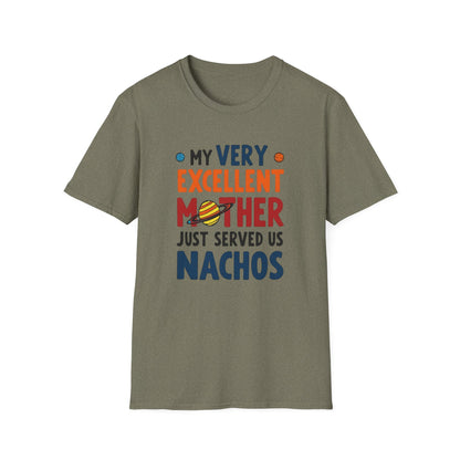 Planet order tee,  Day T-Shirt, Unisex Gift for Moms, Excellent Mother Shirt, Nachos Lover Tee, Casual Wear, Family Gathering Top