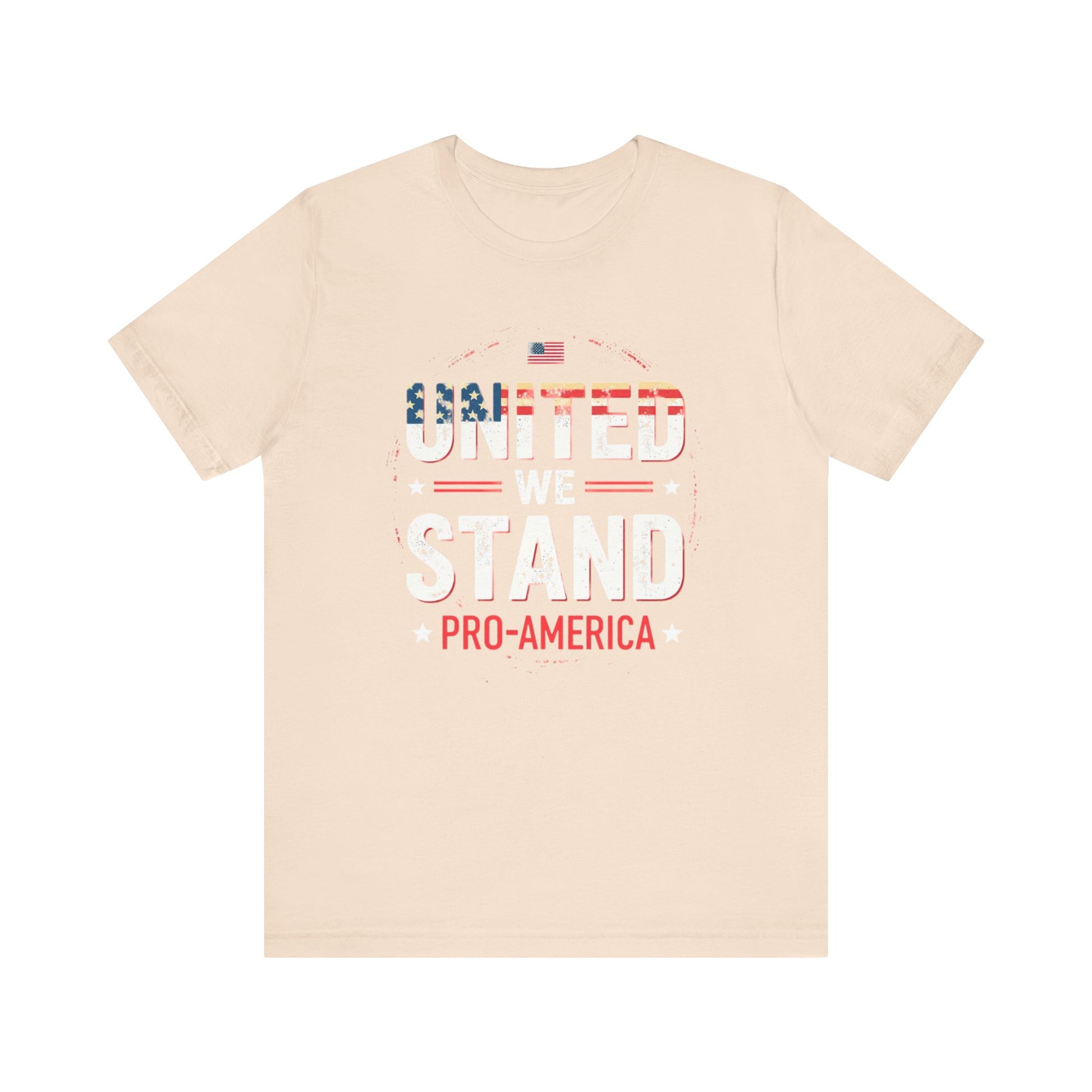 United We Stand Pro-America Unisex Tee - Casual Patriotic Shirt - Psychonaut Swag