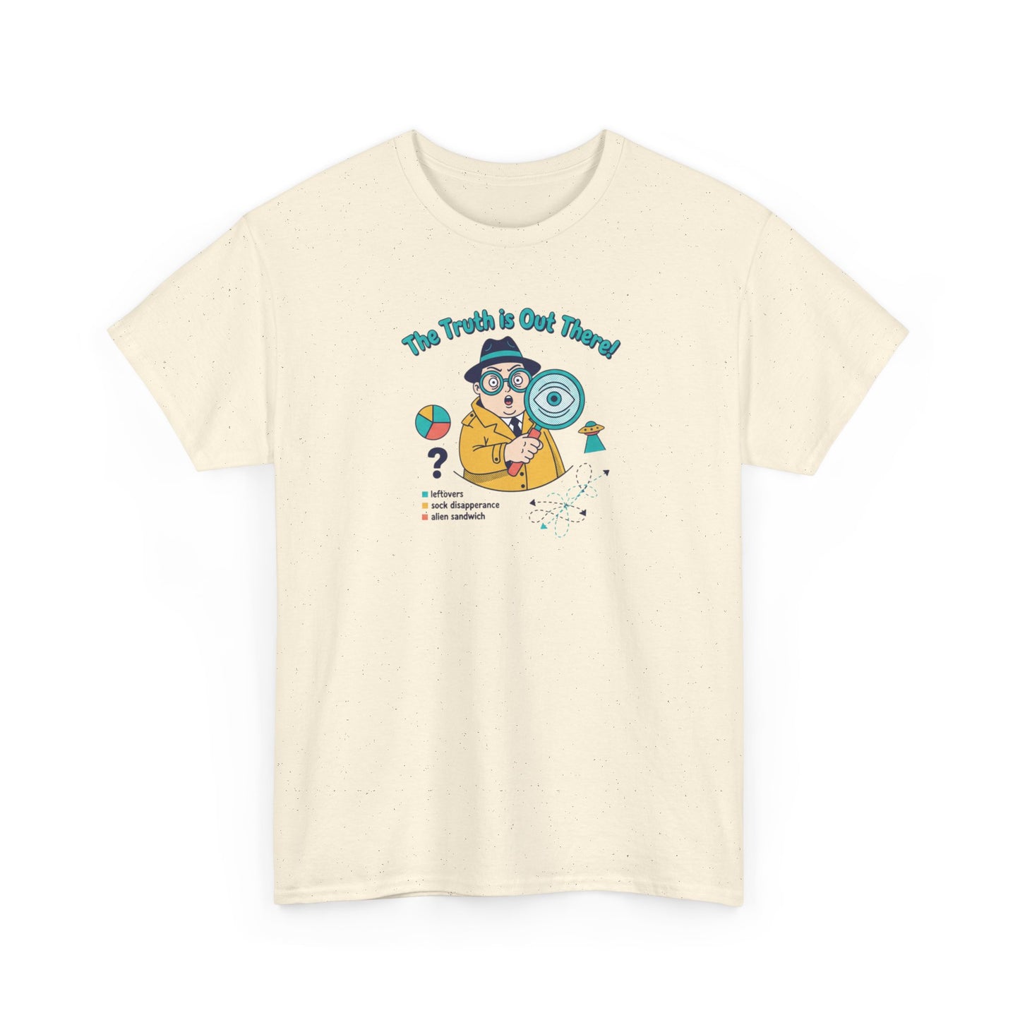 T-Shirt — "The Truth Is Out There" Detective Graphic Tee