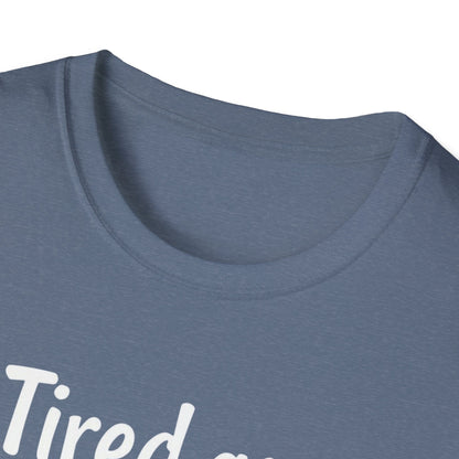 Tired as a Mother T-Shirt, Funny Mom Tee, Gift for Mothers Day, Unisex Tee, Coffee Lover Shirt, Relaxed Fit T-Shirt - Psychonaut Swag