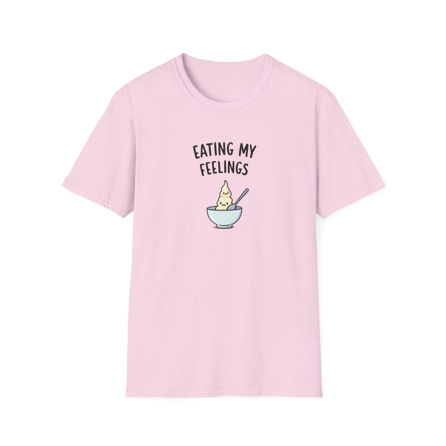 Eating My Feelings - Cute Casual Wear, Gift for Food Lovers, Funny Tee for Self-Care Days, Fun Summer [...] - Psychonaut Swag