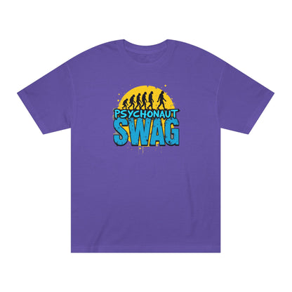Psycho Swag Unisex Classic Tee - Trendy Graphic T-Shirt for Gamers & Psychonauts, Quirky Gift, Casual Wear, Unique Fashion - Psychonaut Swag