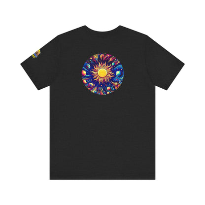 Psychonaut Staple solar system, Unisex Jersey Short Sleeve Tee - Psychonaut Swag