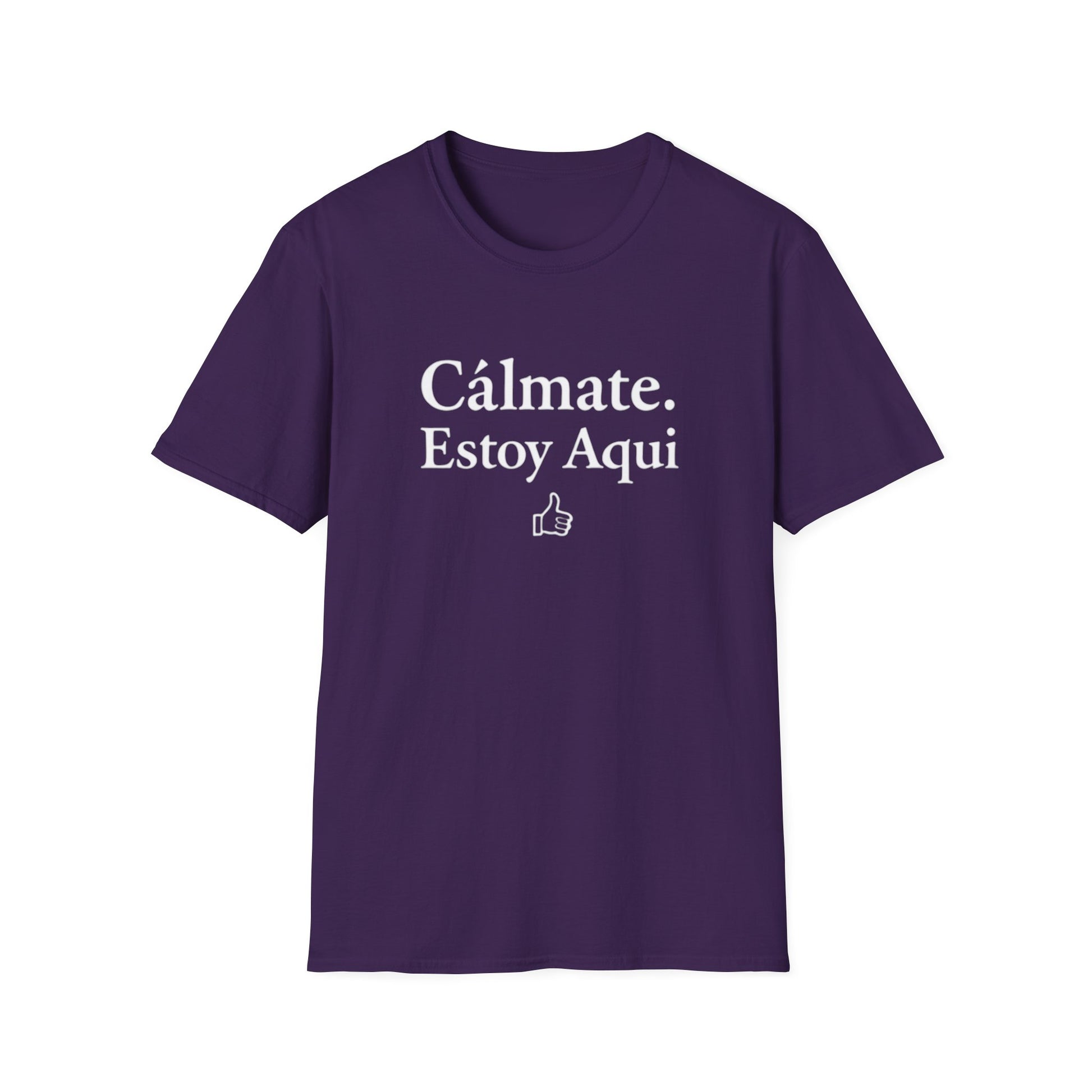 Calm down I’m here, Affirmation Unisex T-Shirt, Relax Shirt, Mindfulness Tee, Casual Wear, Gift for Yoga Lovers, Self-Care Reminder - Psychonaut Swag