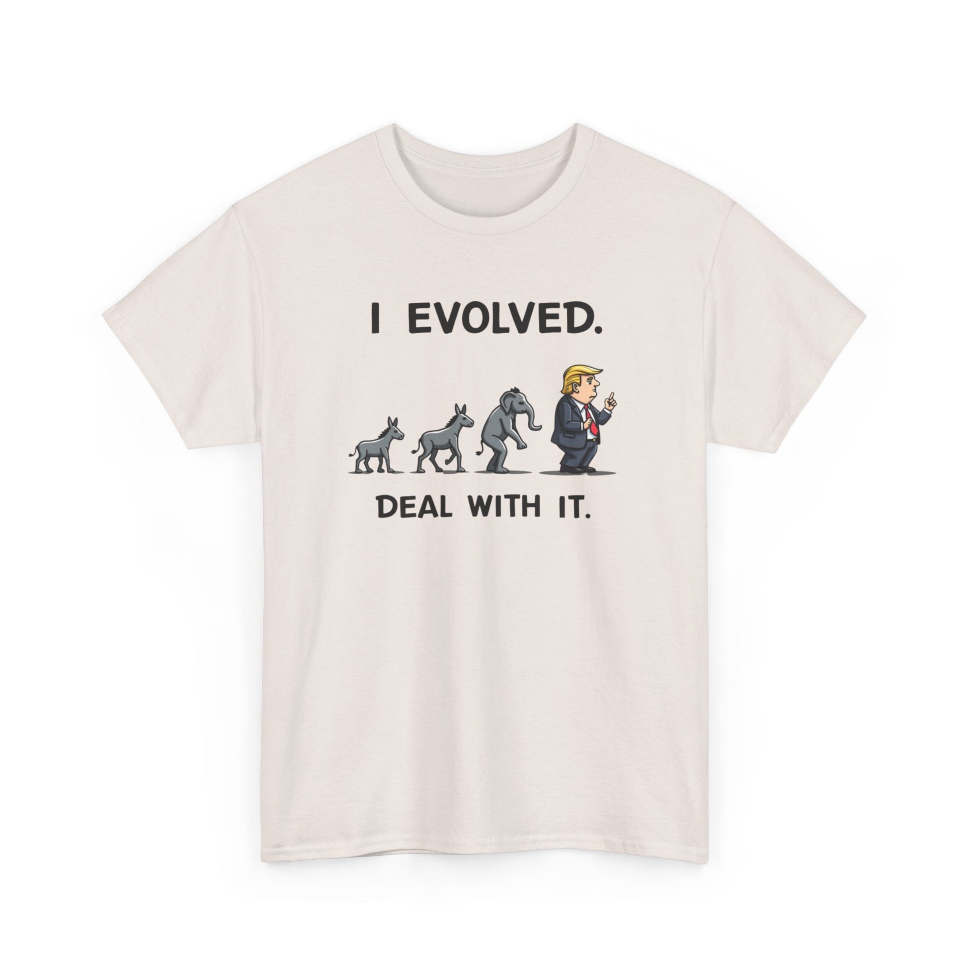 I Evolved, political humor, Funny Unisex T-Shirt, Gift for Dog Lovers, Casual Wear, Statement Shirt - Psychonaut Swag
