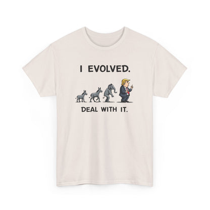 I Evolved, political humor, Funny Unisex T-Shirt, Gift for Dog Lovers, Casual Wear, Statement Shirt - Psychonaut Swag