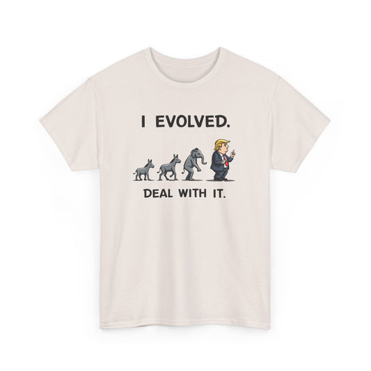 I Evolved, political humor, Funny Unisex T-Shirt, Gift for Dog Lovers, Casual Wear, Statement Shirt - Psychonaut Swag