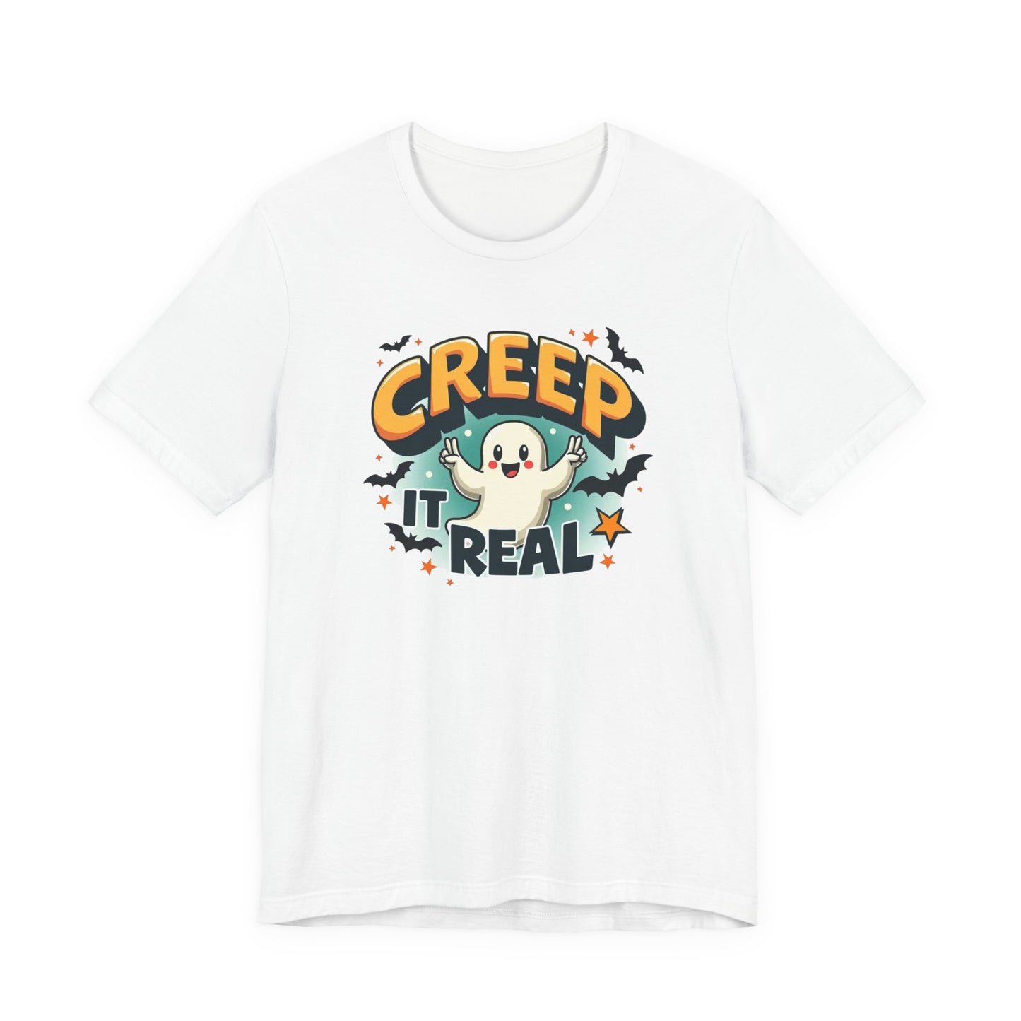 Creep It Real Ghost Tee — Cute Halloween T-Shirt