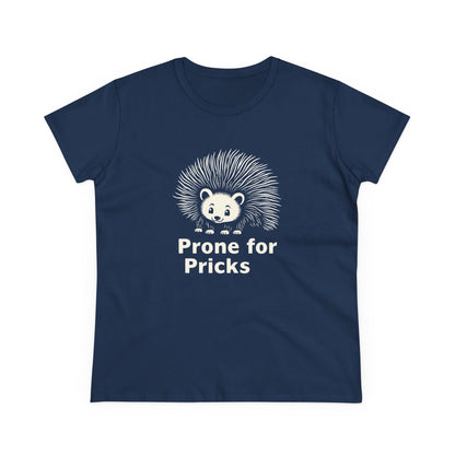 Prone for Pricks, Funny Hedgehog Tee, Quirky Animal Shirt, Cute Graphic Tee, Gift for Animal Lovers, Casual Wear, Summer Top