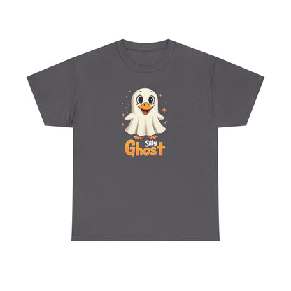 Silly Ghost T‑Shirt — Cute Halloween Ghost Tee for Kids & Adults