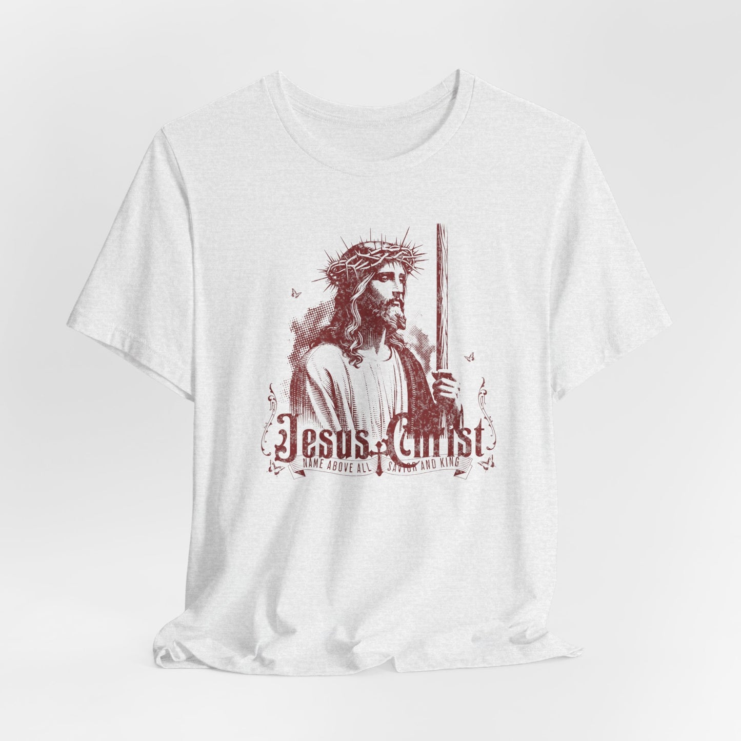 Jesus Christ iconic Tee – Christian Faith T‑Shirt with Crown of Thorns Design
