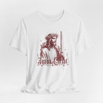Jesus Christ iconic Tee – Christian Faith T‑Shirt with Crown of Thorns Design