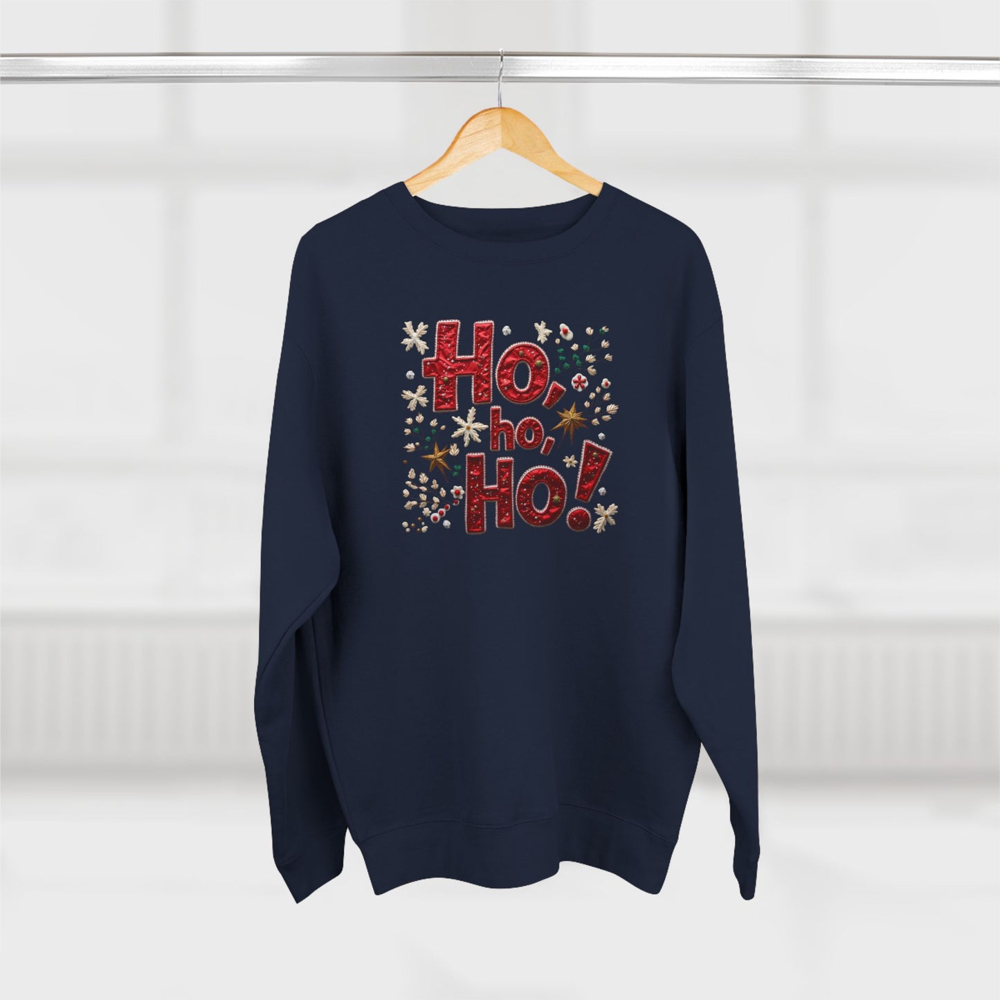 Ho Ho Ho! Christmas Crewneck Sweatshirt – Festive Holiday Sweater