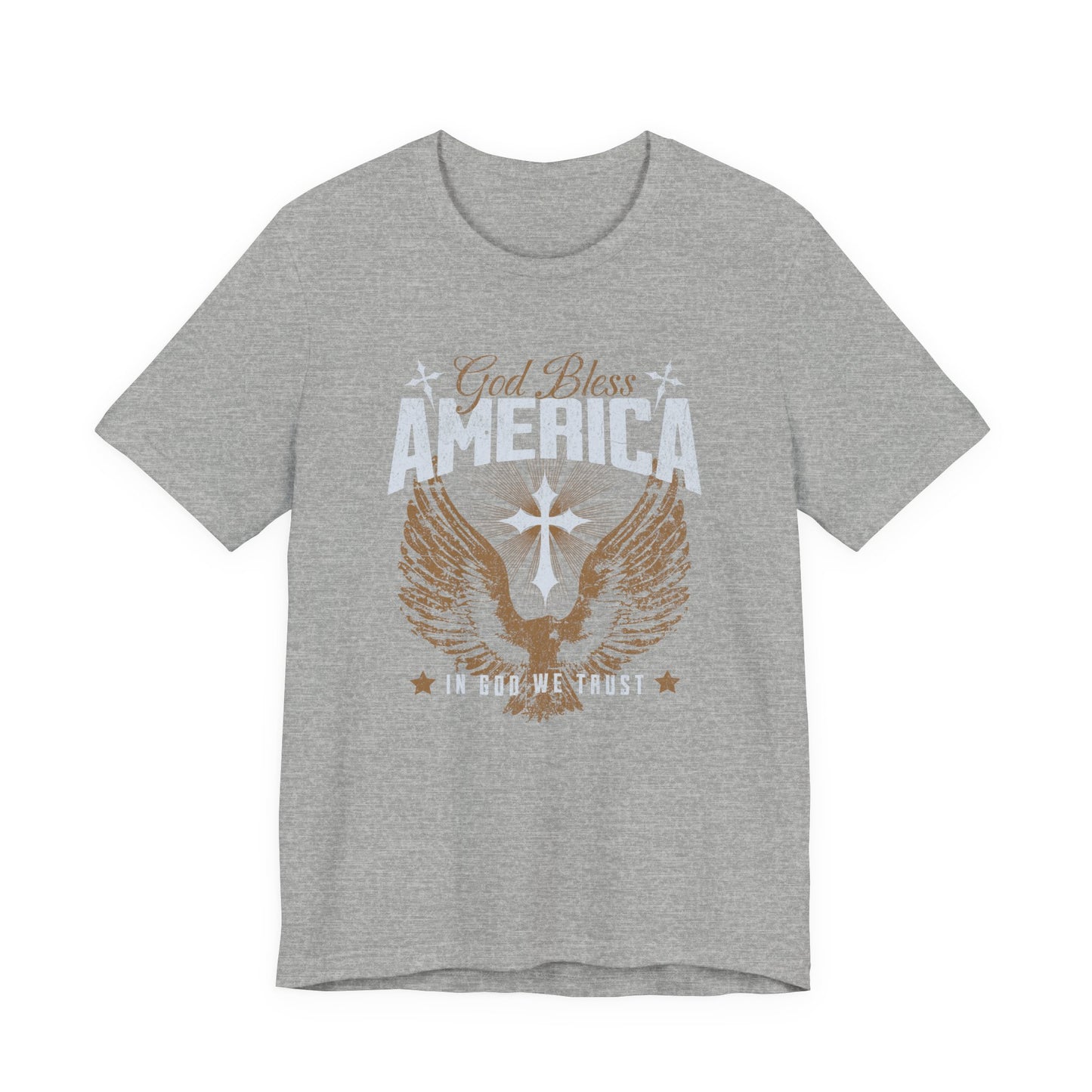 God Bless America Eagle T-Shirt — Patriotic Fourth of July Tee