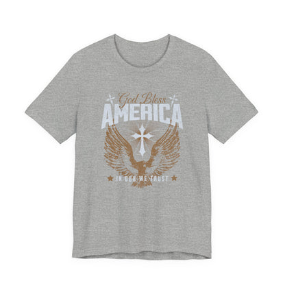 God Bless America Eagle T-Shirt — Patriotic Fourth of July Tee