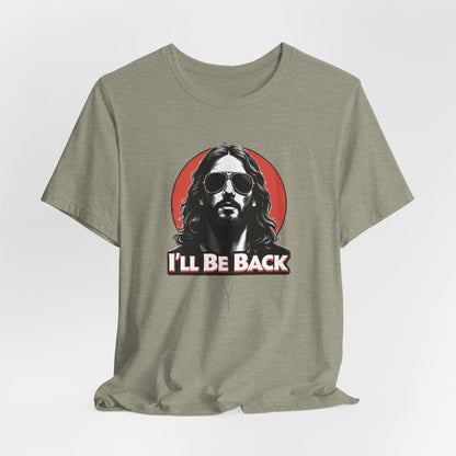 Jesus to return, 80’s retro Rocker T-Shirt, Casual Wear, Movie Quote Shirt, Gift for Fans, Unisex Top