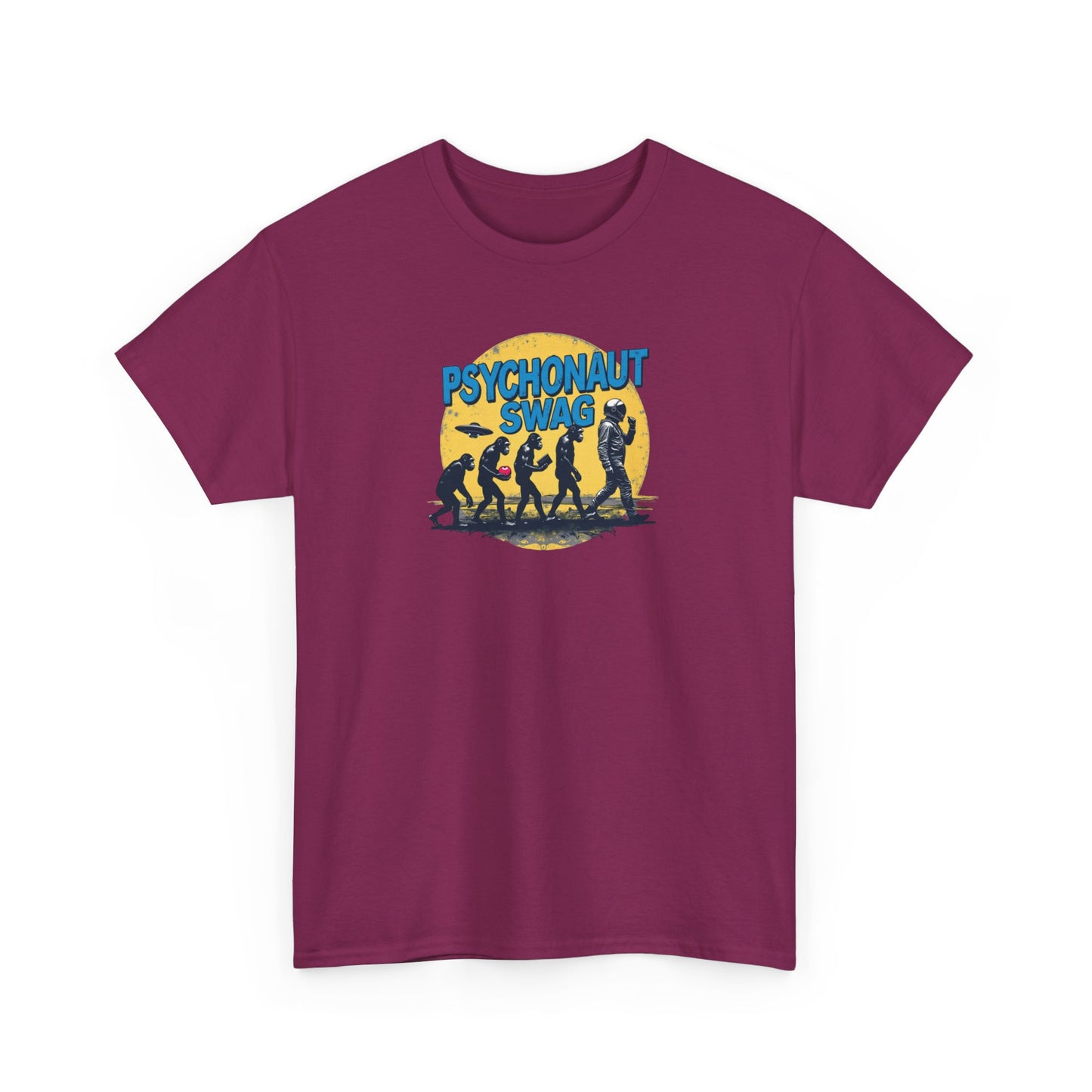 Psychonaut Swag Style Unisex Heavy Cotton Tee, Graphic Tee, Casual Wear, Gift Idea, Summer Fashion, Festival Outfit