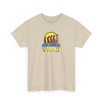 Psychonaut Basic tee, (Small Biz),  Unisex Heavy Cotton Tee, Psychedelic T-Shirt, Gifts for Festival Lovers, Unisex Graphic Tee, Casual Wear, Summer Vibes