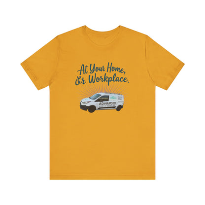Advanced Mobile Detailing, At Your Home or Workplace Tee, Unisex Jersey T-Shirt Gift, Comfy Graphic Tee, Workwear Apparel, Casual Daily Wear