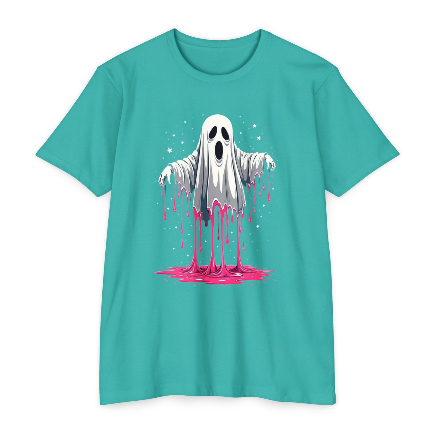 Drippy Ghost T-Shirt — Cute Dripping Halloween Tee