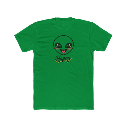 Happy Alien Crew Tee — Cute Smiley Graphic T-Shirt