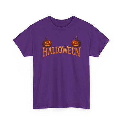 Halloween Pumpkin Graphic Tee, Unisex Cotton T-Shirt, Fall Fashion, Halloween Costume, Trick or Treat Shirt