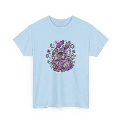 Psychedelic Bunny, Unisex Heavy Cotton Tee