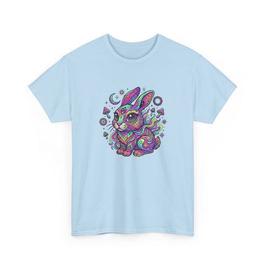 Psychedelic Bunny, Unisex Heavy Cotton Tee
