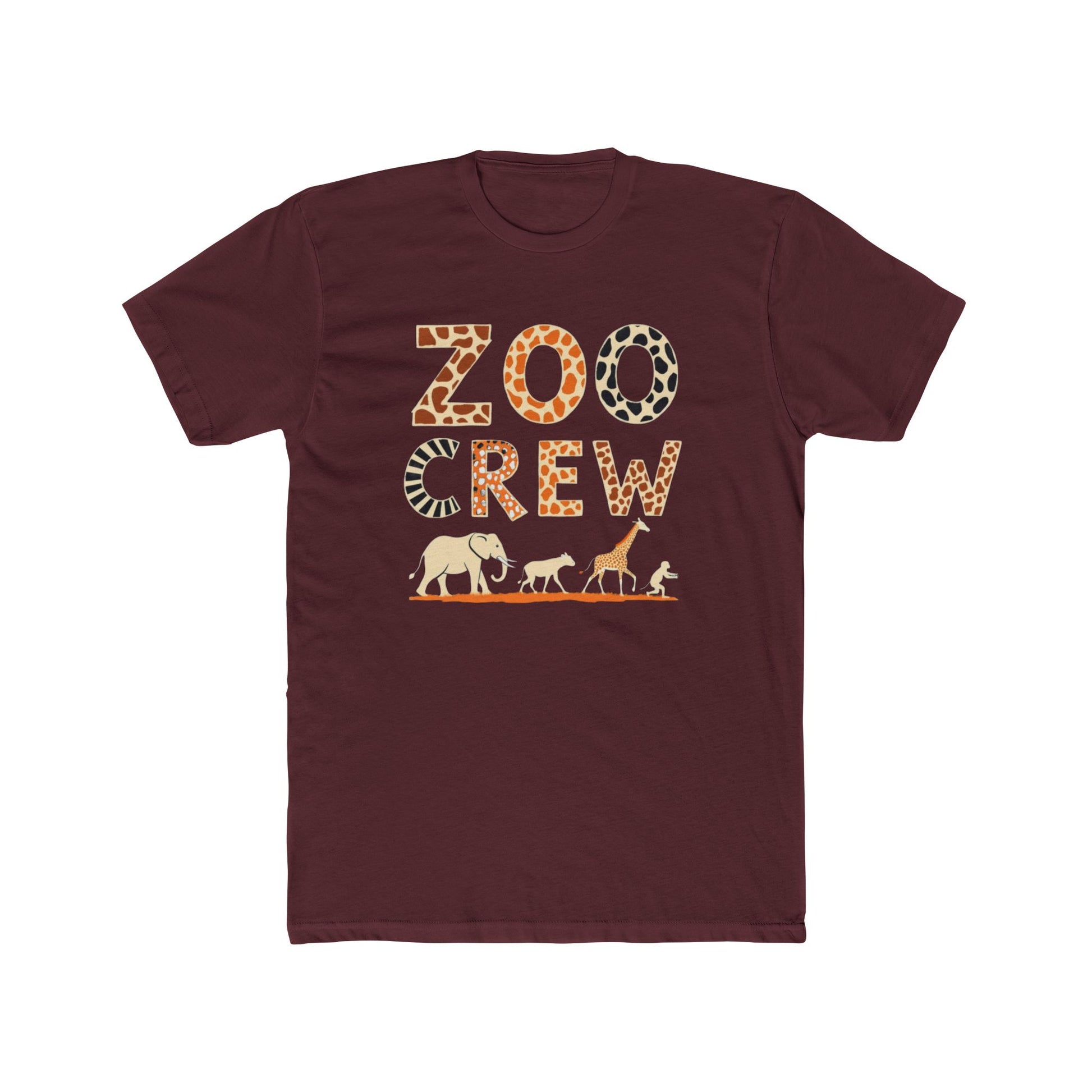 Zoo Crew Unisex Cotton Crew Tee, Animal Shirt, Wildlife Apparel, Zoo Membership Gift, Family Outing Tee, Fun Educational Outfits - Psychonaut Swag