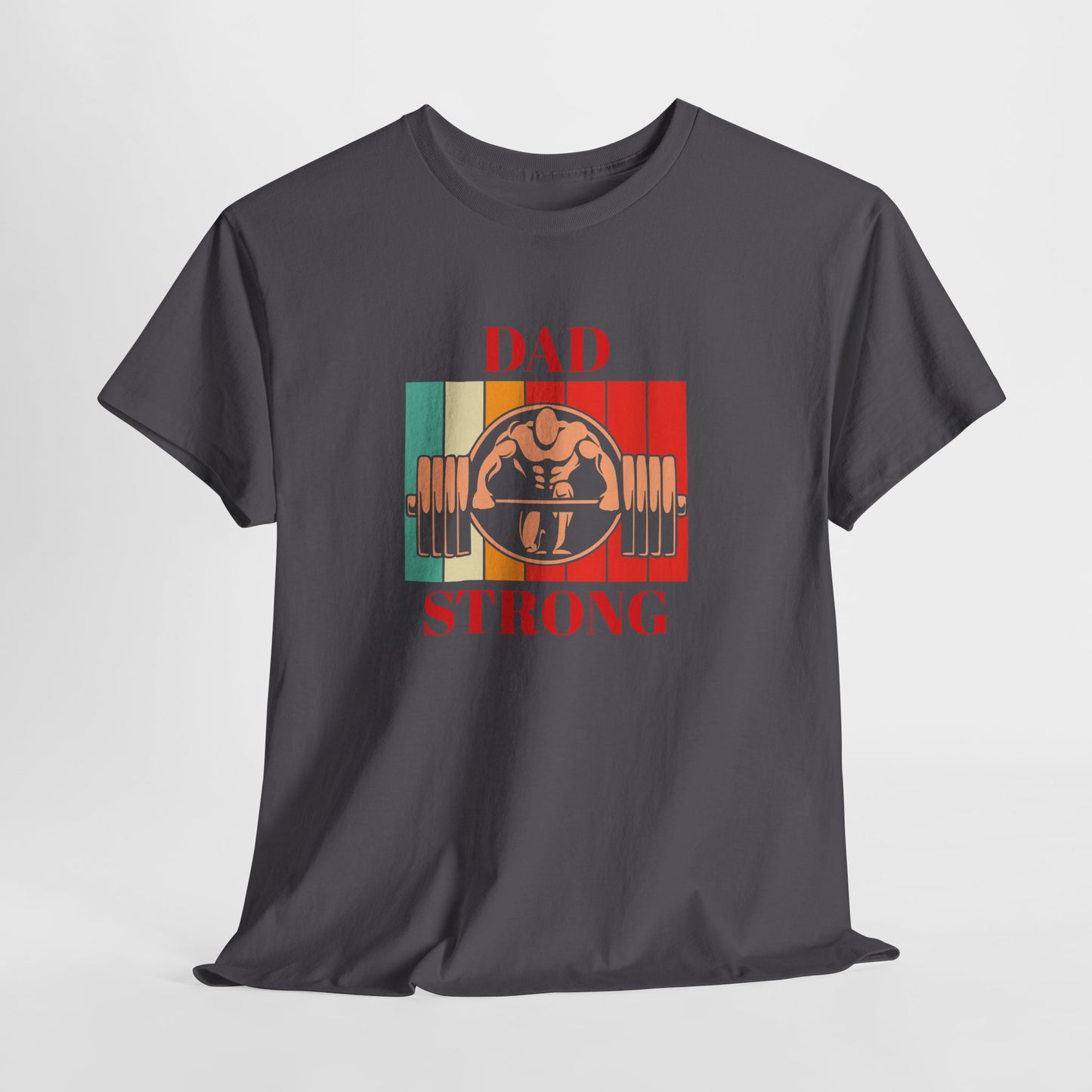 DAD STRONG, Unisex Heavy Cotton Tee