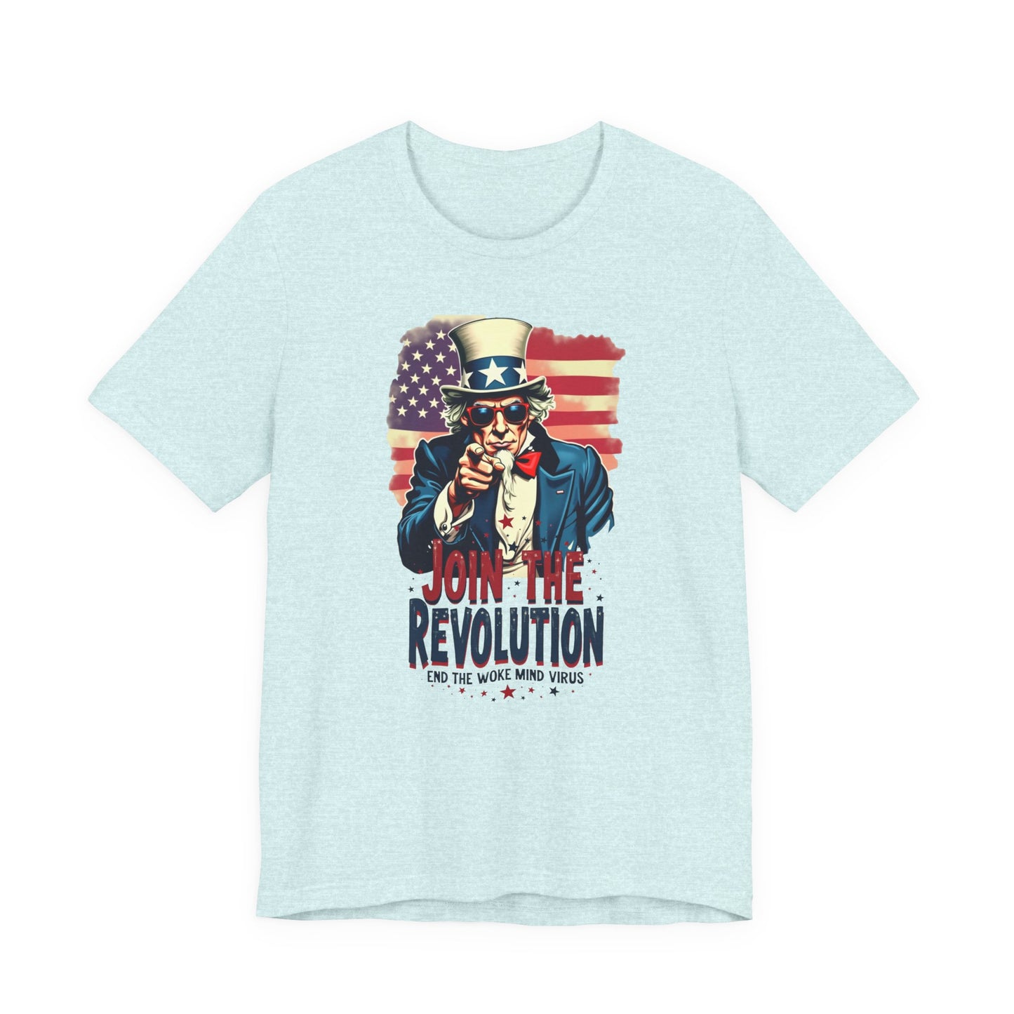 Revolution Uncle Sam T-Shirt — "Join the Revolution" Patriotic Graphic Tee