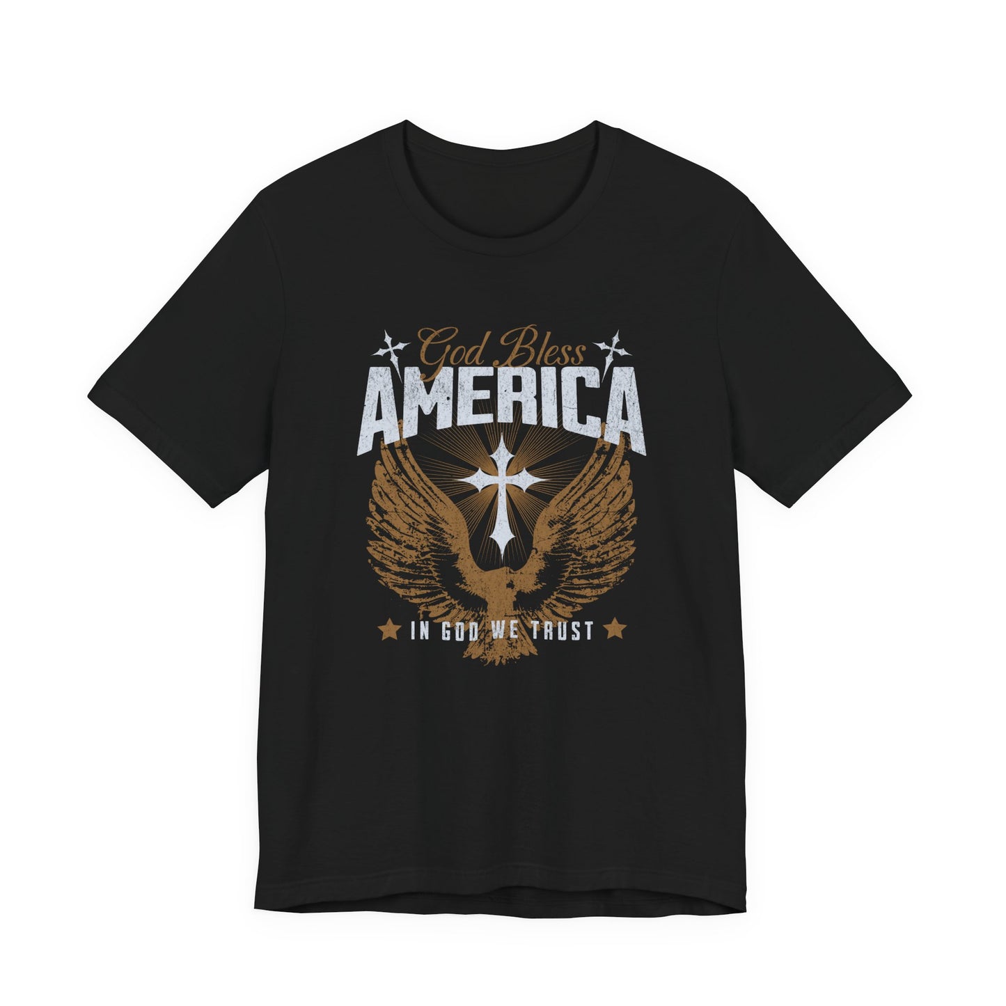 God Bless America Eagle T-Shirt — Patriotic Fourth of July Tee