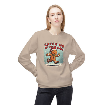 Gingerbread 'Catch Me If You Can' Crewneck Sweatshirt