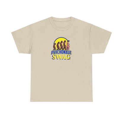 Psychonaut swag small biz, Heavy Cotton Tee, Cool Graphic T-Shirt, Streetwear Top, Gift for Psychonauts, Fun Casual Wear