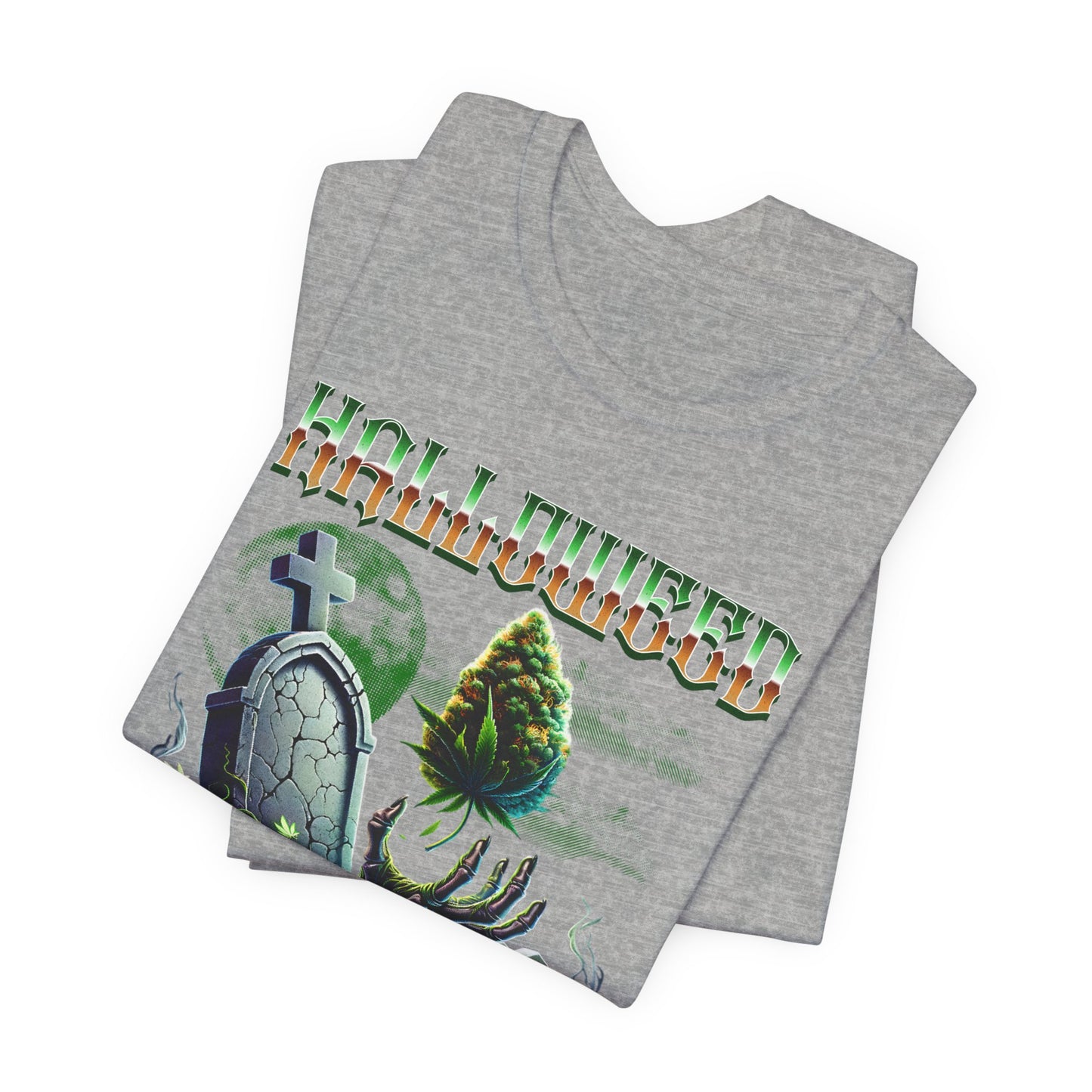 Halloweed, Haunted Herb, Unisex Jersey Short Sleeve Tee